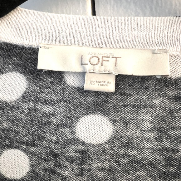 Loft Polka Dot Sweater - Picture 2 of 2